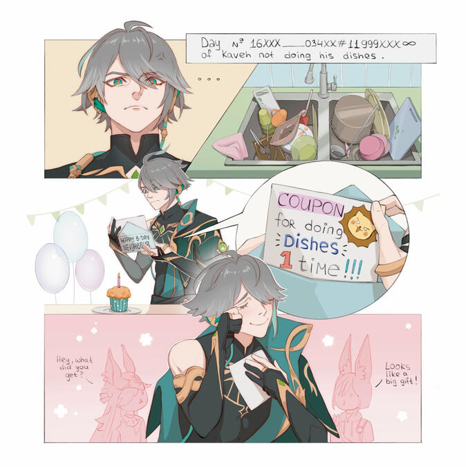 Comic of Alhaitham (Genshin Impact)