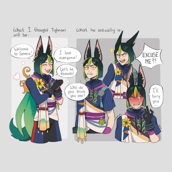 Comic of Tighnari (Genshin Impact)