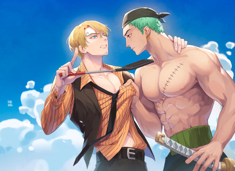 Sanji &amp; Zorro (One Piece)